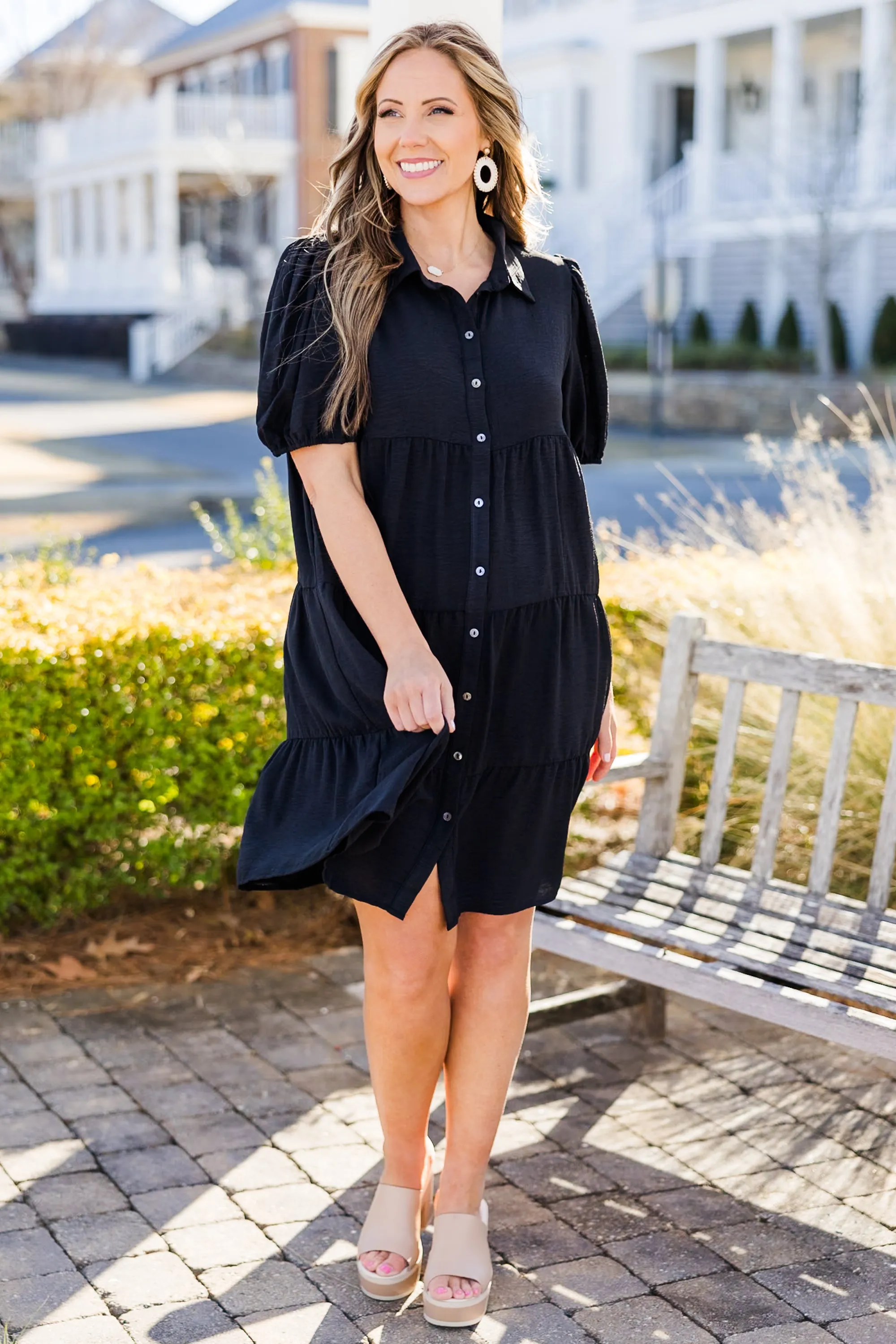 Simply Thriving Dress, Black