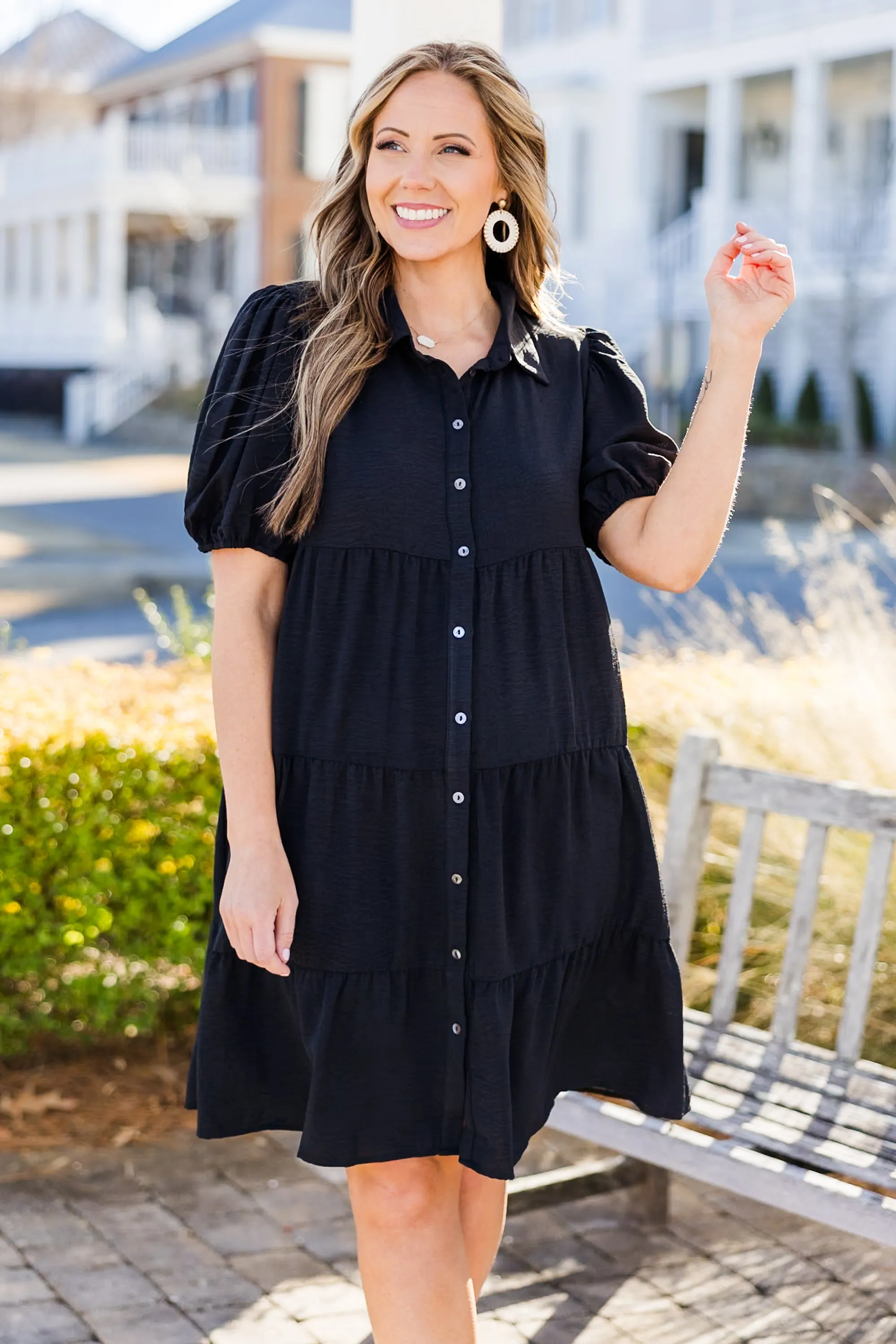 Simply Thriving Dress, Black