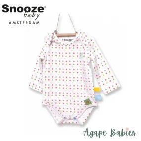 Snoozebaby Longsleeve Romper in Triangles - 4 Sizes