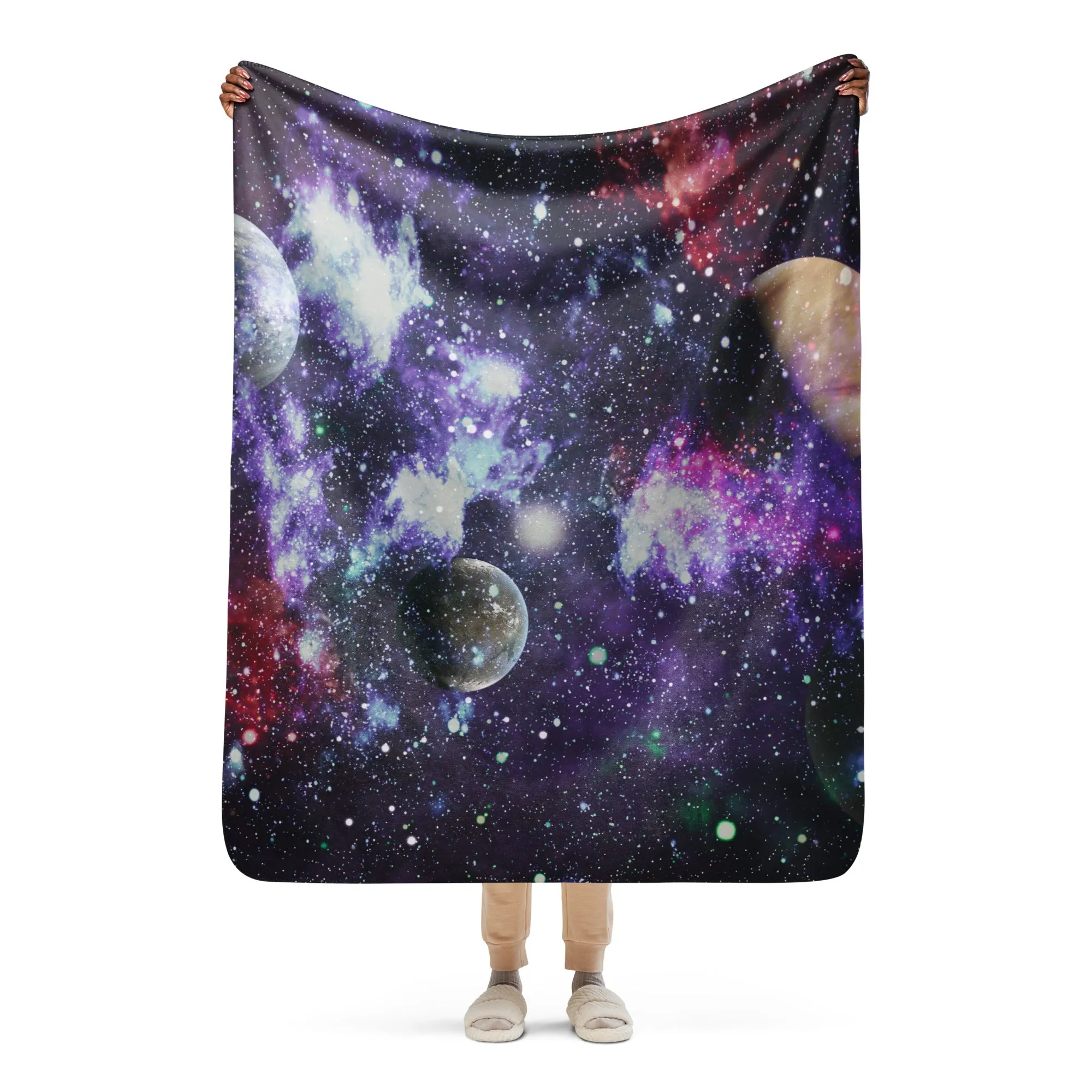 Space Sherpa blanket lioness-love