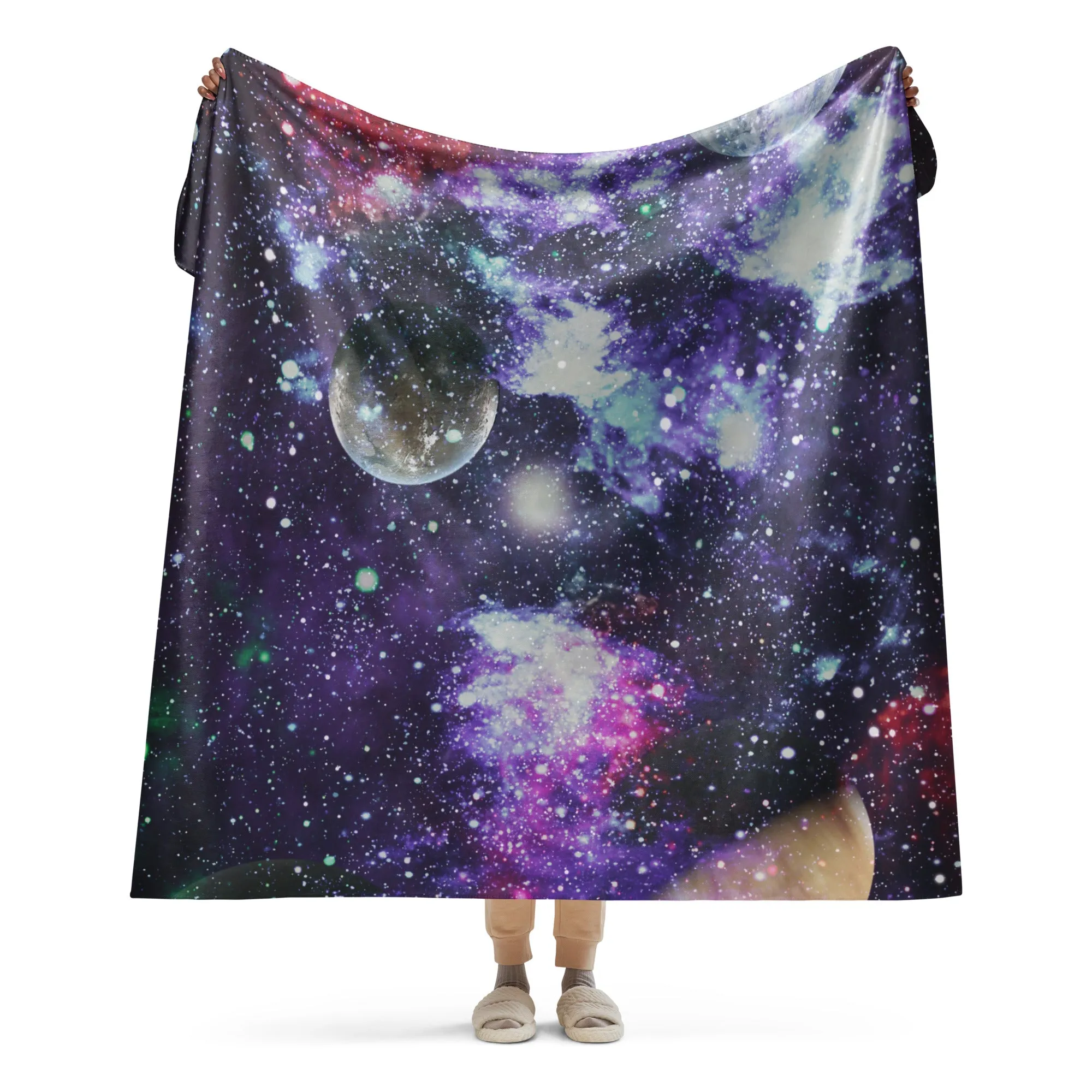 Space Sherpa blanket lioness-love