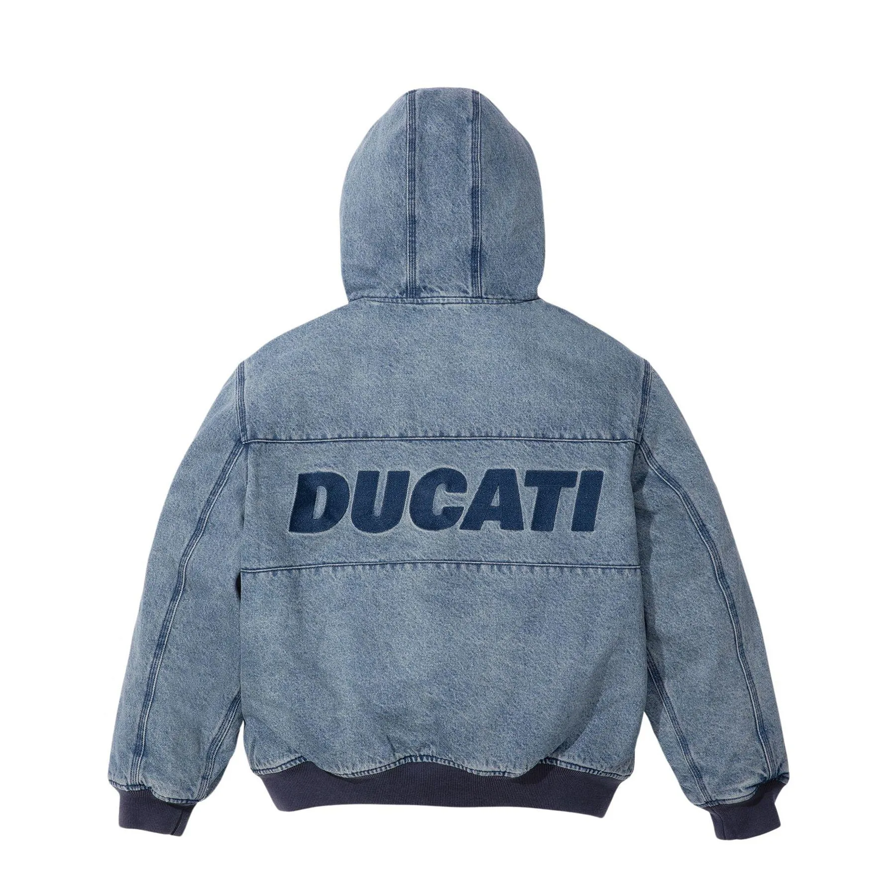 Supreme x Ducati Hooded Racing Jacket 'Blue'