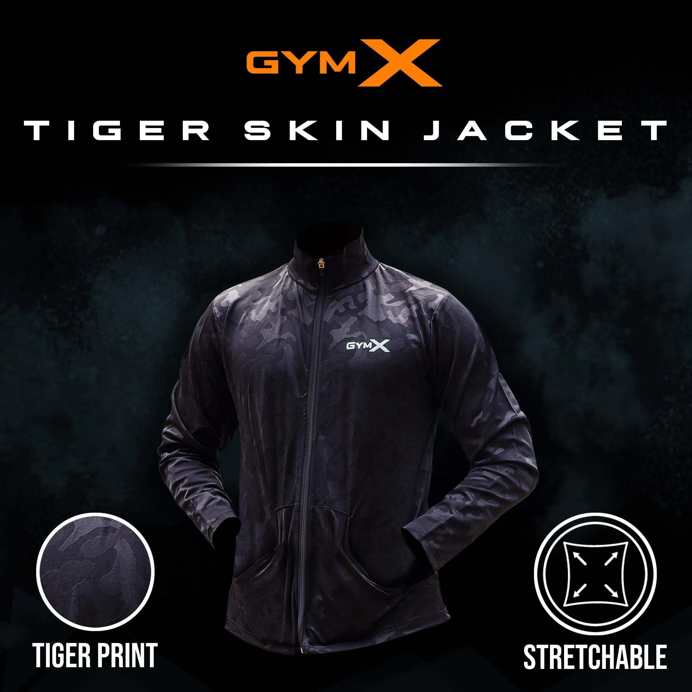 Tiger Black Skin Jacket- Predator Series- Sale