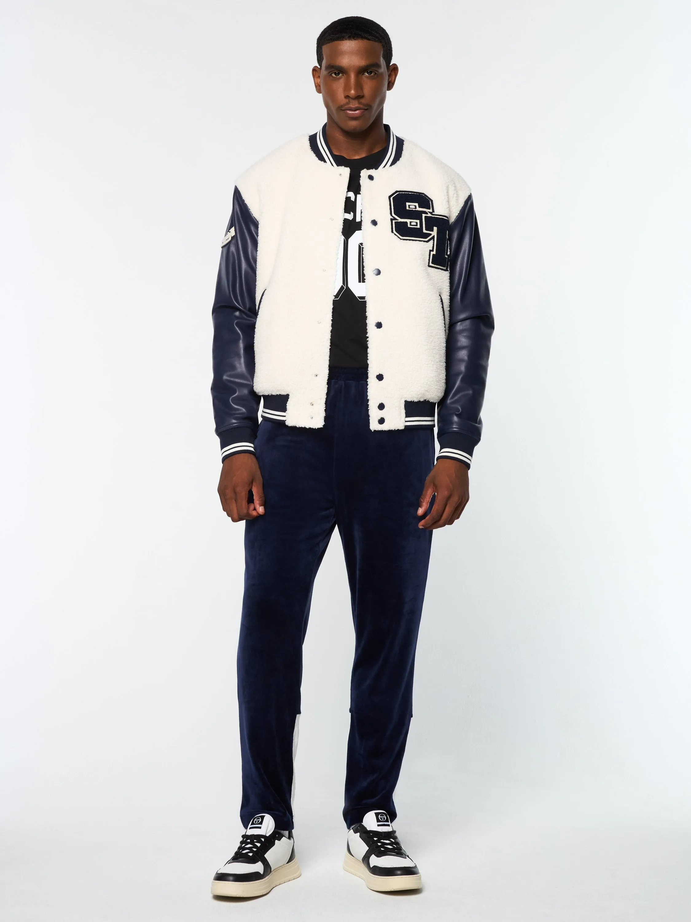 Toppa Varsity Bomber- Gardenia