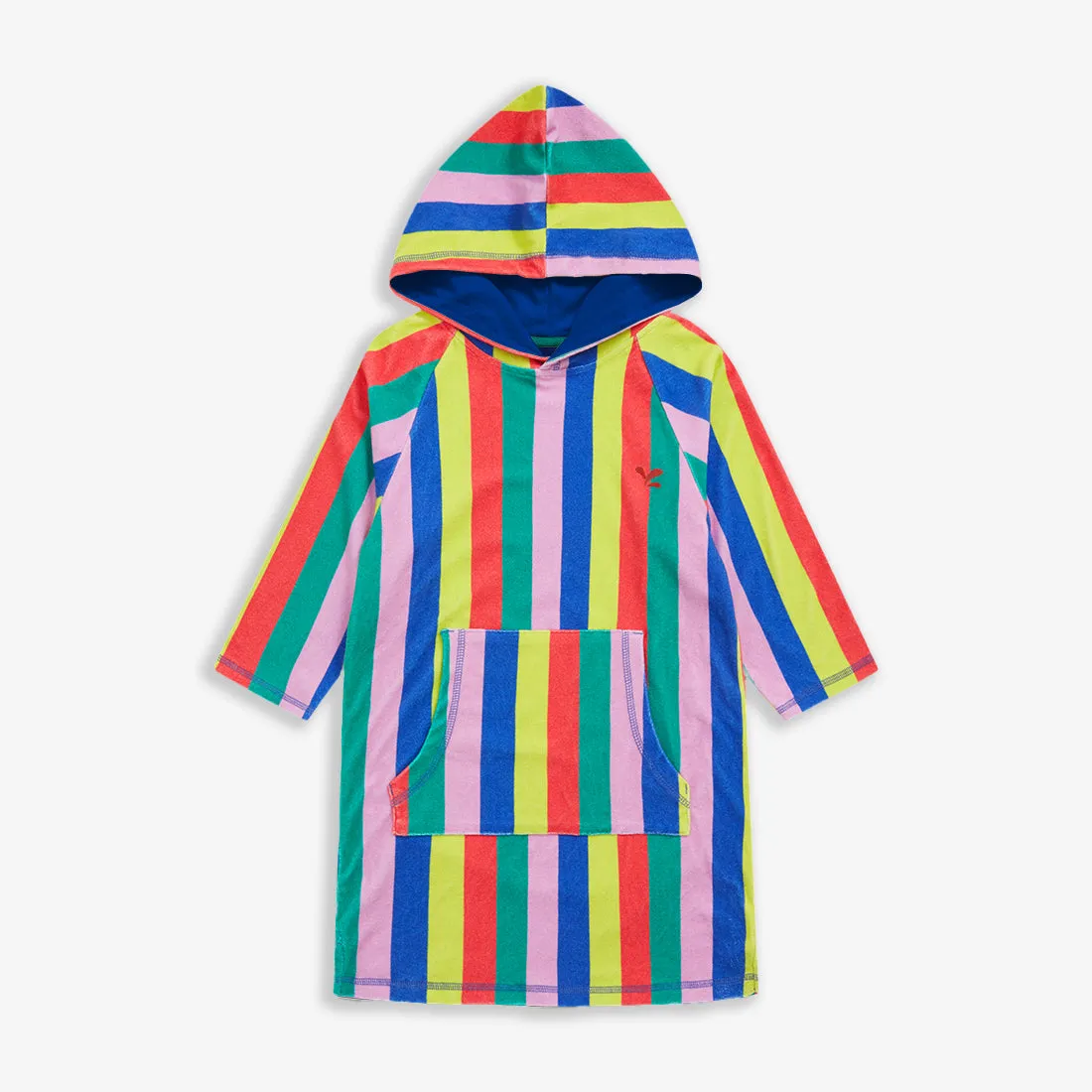 Towel Poncho Multi Striped