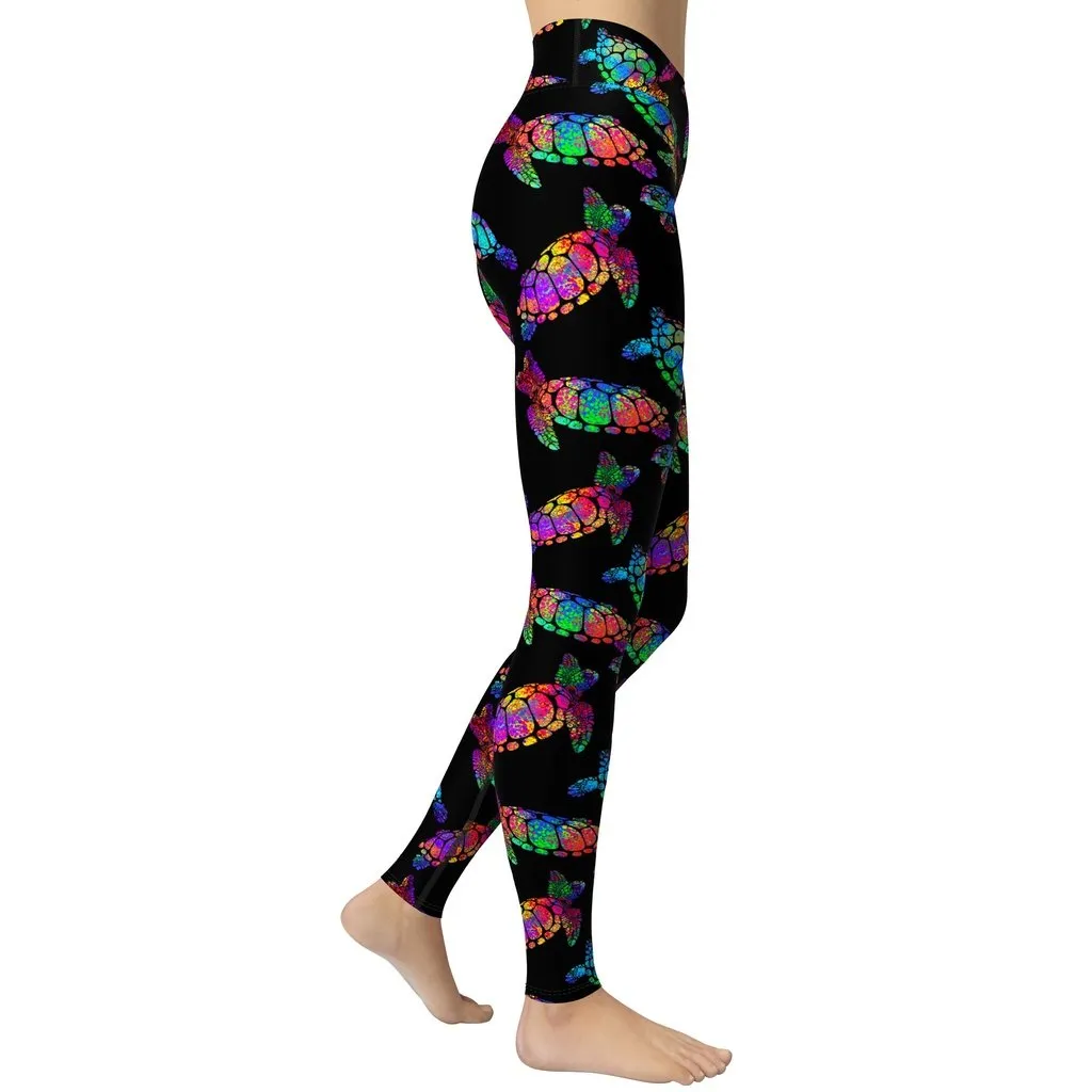 Turtle Yoga Leggings