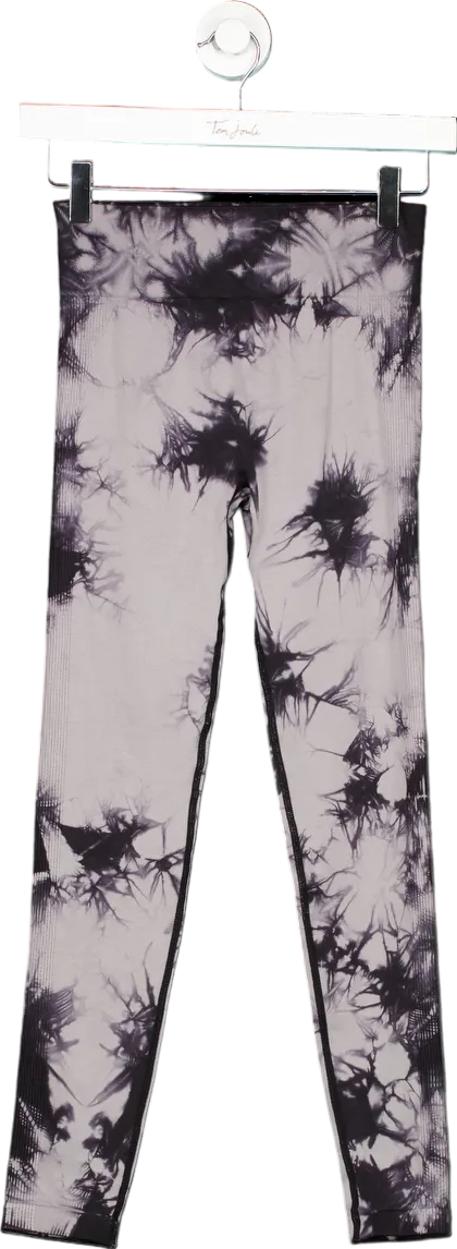 Unbranded Black Tie-Dye Leggings UK S