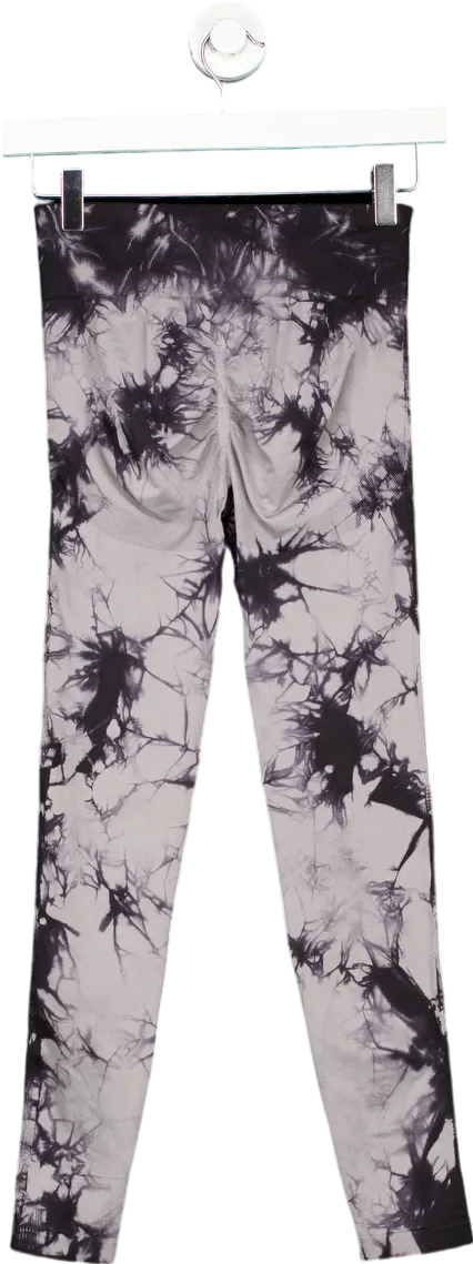 Unbranded Black Tie-Dye Leggings UK S