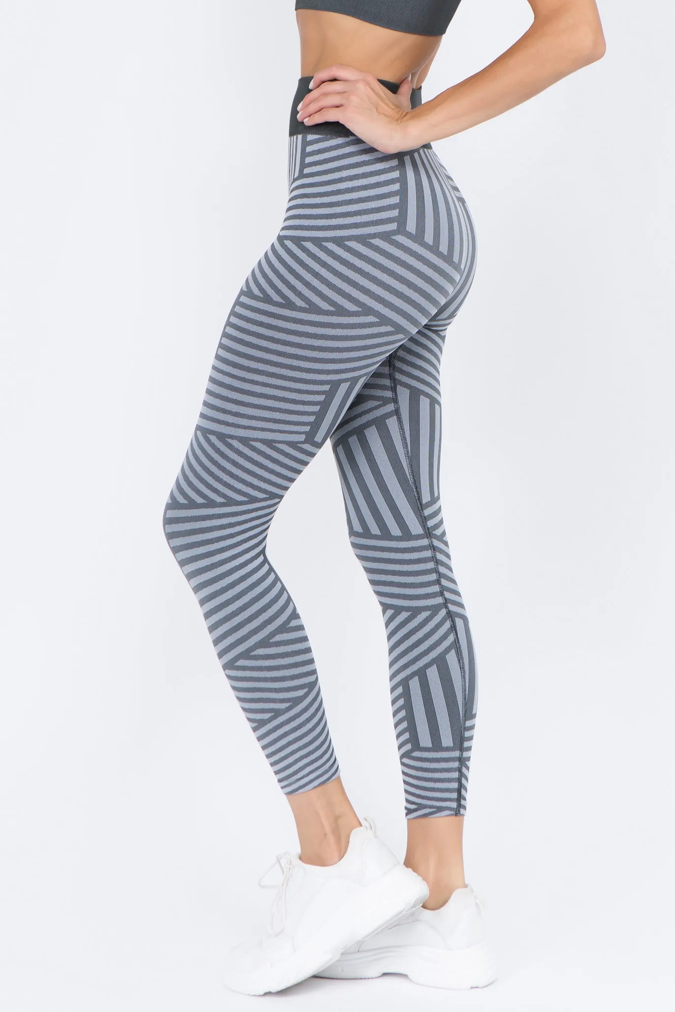 Vital Multi Striped Workout Leggings