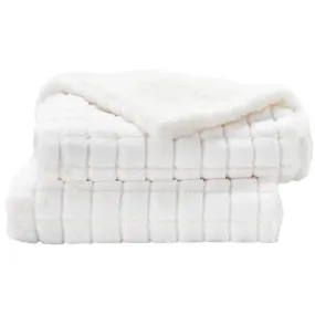 Waverly Pillows RD123 White Throw Blanket