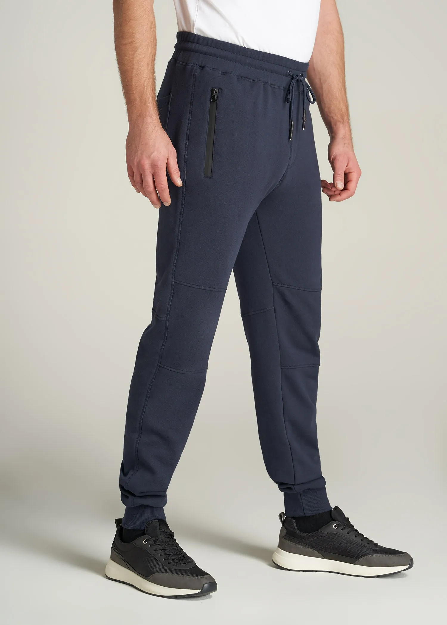 Wearever French Terry Men's Tall Joggers in Navy