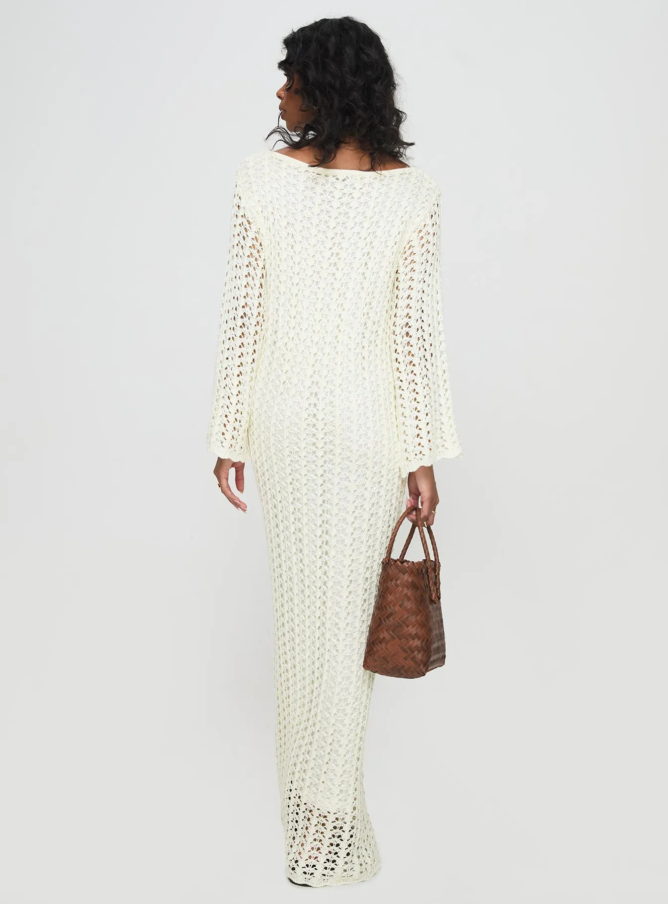 Westy Knit Maxi Dress Cream