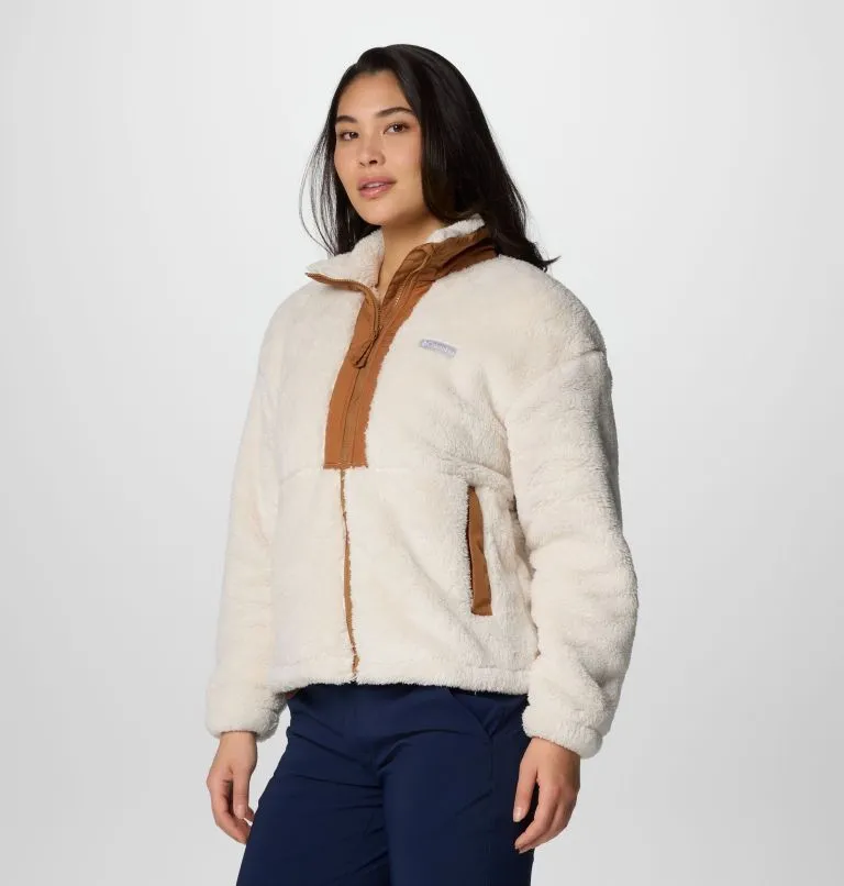 Women's Boundless Discovery Sherpa Full-Zip II Jacket - Chalk/Camel Brown