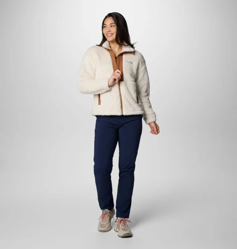 Women's Boundless Discovery Sherpa Full-Zip II Jacket - Chalk/Camel Brown