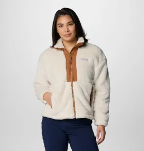 Women's Boundless Discovery Sherpa Full-Zip II Jacket - Chalk/Camel Brown