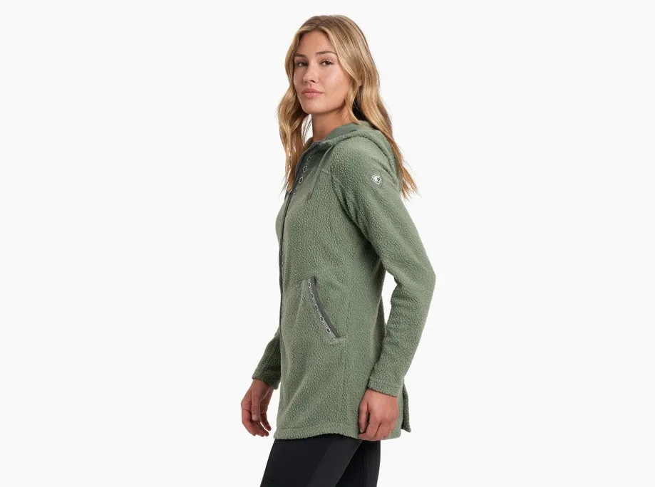 Women's Hygge Long Jacket - Soft Pine