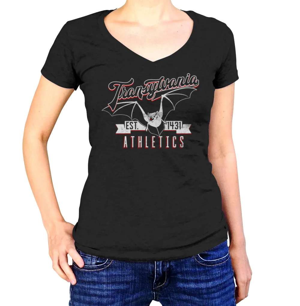 Women's Transylvania Athletics Vneck T-Shirt