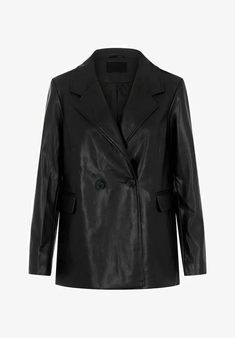 Women’s Trendy Sheepskin Leather Blazer